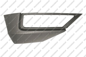 REJILLA INFERIOR DERECHA PARAGOLPES DELANTERO-NEGRA GRANULADA CON AGUJEROS ANTINIEBLA MOD. 24?