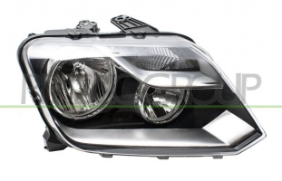 FARO DERECHO H7+H1 CON REGULACION ELECTRICA CON MOTOR - INTERIOR NEGRO - MONTAJE VALEO
