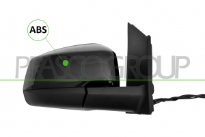 RETROVISOR DERECHO ELECTRICO IMPRIMADO TERMICO CONVEXO 5 PINES