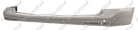 PARAGOLPES TRASERO-GRIS OSCURO-CON AGUJEROS SENSORES APARCAMIENTO + SOPORTES - MOD. 6/13 >